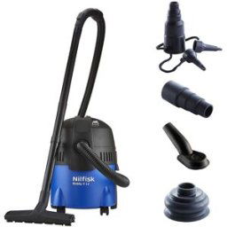 Nilfisk Aspirador Agua/Polvo Buddy II 12 l Home Edition. Azul / Negro niño