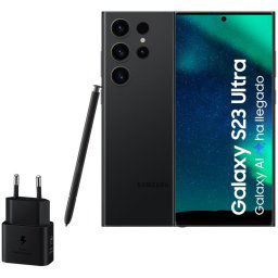 Samsung Galaxy S23 Ultra 512GB Negro Libre + Cargador 25W
