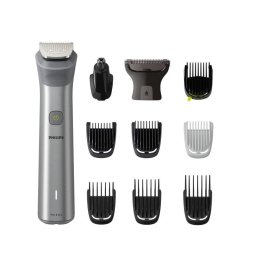 Philips Series 5000 MG5930/15 Recortadora para Cara, Cabeza y Cuerpo Plata + 11 Accesorios