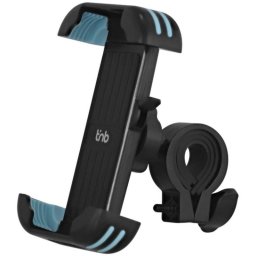 Soporte manillar ABS Smartphone 7" bloqueo anticaída 360° silicona antideslizante negro