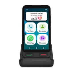 SPC Zeus 2 4GB 64GB 5" IPS 4G Dual SIM eSIM Base de carga Android 15 Azul Navy