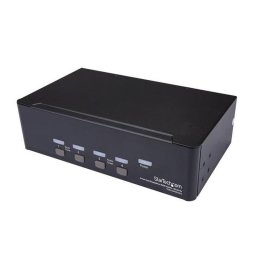 StarTech Switch Conmutador KVM de 4 Puertos Dobles DisplayPort 4K
