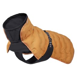 Abrigo Rukka Bubble, amarillo miel para perros - aprox. 45 cm de longitud de espalda