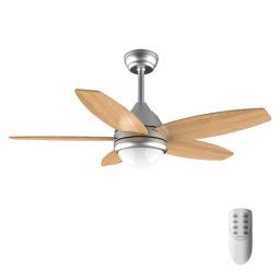 Cecotec EnergySilence Aero 495 Ventilador de Techo Madera 42" 55W con Luz LED y Mando a Distancia