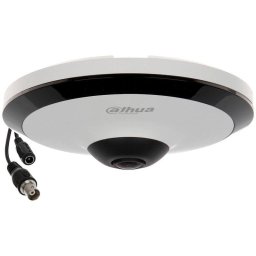 Cámara ojo de pez Dahua DH-HAC-EW2501P-0140B 5MP 1.4mm Micrófono IR 10m Interior HDCVI