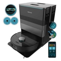 Robot Aspirador y Fregasuelos Conga X70 con Autovaciado IA avanzada 15.000 Pa