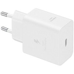 Cargador Samsung USB-C 45 W GaN Power Delivery PPS Blanco con cable 1.8 m