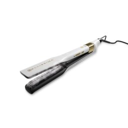 Plancha de pelo Bellissima Steam Elixir Vapor Cerámica Argán LED 170-230°C Blanco