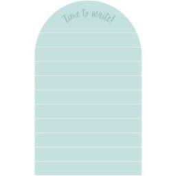 Decochic Pizarra adhesiva magnética arco líneas menta 60x98cm