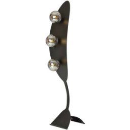Wonderlamp Lámpara de pie moderno con 3 esferas de cristal efecto espejo
