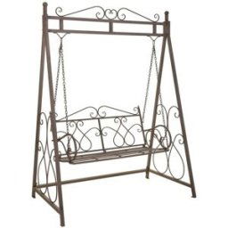 Wanderlust deco Columpio de forja 161x90x214 negro