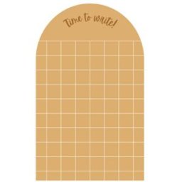 Decochic Pizarra adhesiva magnética arco cuadros caléndula 60x98cm