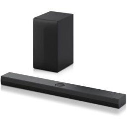 LG Barra de sonido S70TY AI Sound Pro 4K, 3.1.1, 400W, HDR10, Dolby Vision, Dolby Atmos y DTS:X, Subwoofer inalámbrico (Reacondicionado Grado A). Negro