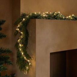 El Corte Inglés Guirnalda decorativa Perlas con 15 luces LED Navidad. Dorado