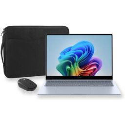 Samsung Portátil Galaxy Book4 Edge, Copilot+PC, Snapdragon X Plus X1P-42-100, 16GB, 256GB SSD, 15,6', W11 + Ratón + Funda (Reacondicionado A estrenar). Gris Grafito