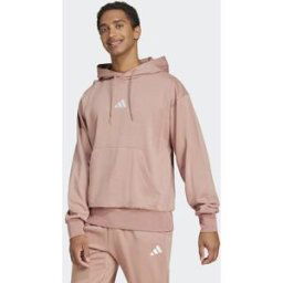 Adidas Sudadera de hombre con capucha Essentials Feelcozy Fleece . Rojo M