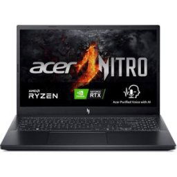 Acer Portátil Gaming Nitro V 15, Ryzen 7-7735HS, 16GB, 1TB SSD, GeForce RTX 4060, 15,6', W11 (Reacondicionado Casi a estrenar). Negro