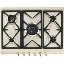 SMEG Placa gas 5 quemadores - SRV876POGH. Crema