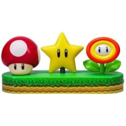 PALADONE Lámpara Icon light Seta + Estrella + Flor Mario Bros.
