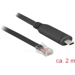 DELOCK 63912 - Cable de consola 2 m negro