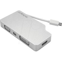STARTECH.COM ST CDPVGDVHDMDP - Adaptador multipuerto USB C 4K con VGA, DVI, HDMI, MDP
