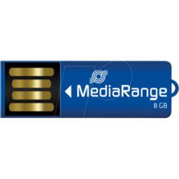 MEDIARANGE MR 975 - Memoria USB, USB 2.0, 8 GB, Nano Paper-Clip