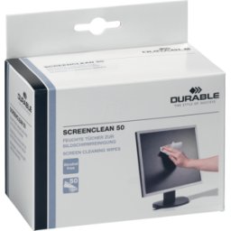 DURABLE 578702 - Paños de limpieza, empaquetados individualmente, para pan