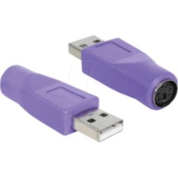 DELOCK 65461 - Adaptador USB tipo a macho > conector PS/2 hembra
