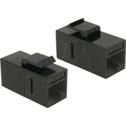 DELOCK 86381 - Conector hembra Keystone RJ45>conector hembra RJ45 Cat.6 UTP