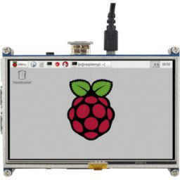 JOY-IT RASP PI 5TD - Raspberry Pi shield — 5'' LCD touchscreen display, 800 x 480 pixe