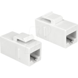 DELOCK 86379 - Conector hembra Keystone RJ45>conector hembra RJ45 Cat.6 UTP