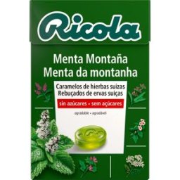 RICOLA menta montaña caramelos sin azúcar 50g