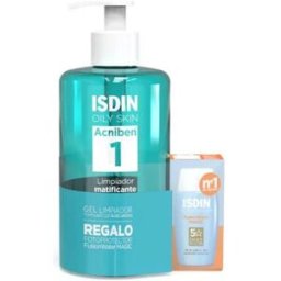 ISDIN Pack Acniben Limpiador 400ml + Fusion Water Magic 10ml