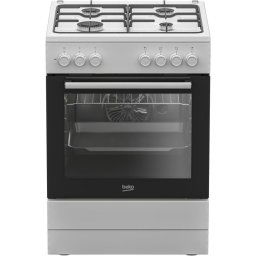 Cocina Beko FBE62120WD Mixta 4 fuegos gas, horno eléctrico 66L A Blanca