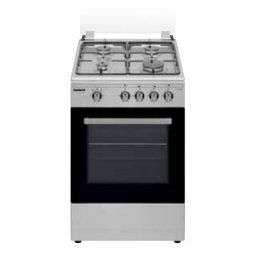 Cocina Corberó CCSF45020BX gas butano 4 fuegos horno 43L inox