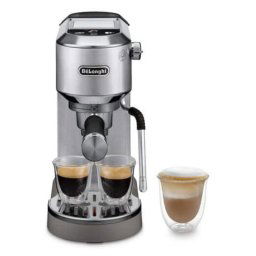 Cafetera Espresso Manual DeLonghi Dedica Duo EC890.M 1,1L 15 bares con vaporizador y cold brew