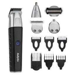 Recortadora multifunción BaByliss MT812E 11 en 1 sin cable acero inoxidable