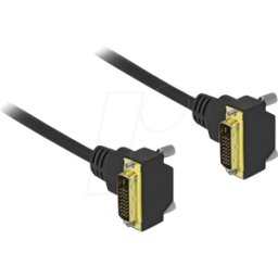 DELOCK 85907 - Cable DVI 18+1 macho acodado a 18+1 macho acodado 3 m