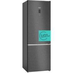 Siemens Frigorifico combi No Frost, hyperFresh 0°C - KG49NAXCF (Reacondicionado Grado C). Inox / Negro