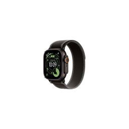 Apple Watch Ultra 3 titanio negro correa Loop Trail negra M/L
