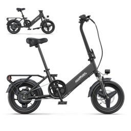 Bicicleta eléctrica HillMiles Mile 1 plegable 250 W 36 V 65 km autonomía 14