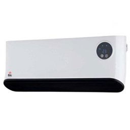 Estufa eléctrica Blanco 2000W pantalla digital mando distancia aire fresco/calefacción