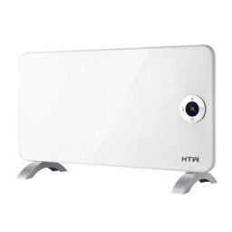 Estufa eléctrica cerámica 2000W blanca con display para salas hasta 25 m²