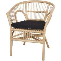 MISTERWILS Silla De Ratán Natural Kelek - Natural - 81x61x62