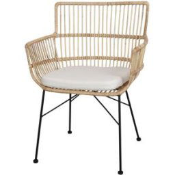 MISTERWILS Silla De Ratán Nassau - Natural - 88x68x57