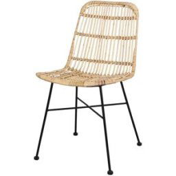 MISTERWILS Silla De Ratán Maresca - Natural - 85x44x58