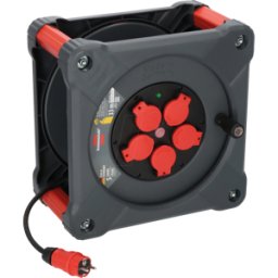 BRENNENSTUHL BRE 9201330110 - Carrete de cable profesional, KA 3100 5, IP44, cable de 33 m.
