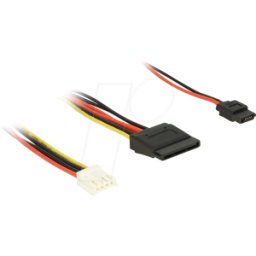 DELOCK 84932 - Cable de alimentación para disquete de 4 contactos hembra > SATA