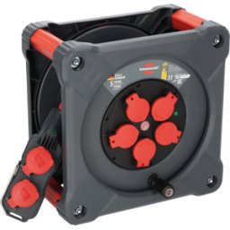 BRENNENSTUHL BRE 9212380110 - Carrete de cable Professional, KC 3200 5, Powerblock, cable de 3