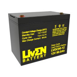Batería de Carbono - Gel Liven Battery LVDC90-12 12V 90Ah